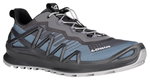 Lowa Wanderschuhe Merger Low GTX (All-Terrain, Synthetik/Textil, wasserdicht) stahlblau/anthrazit Herren